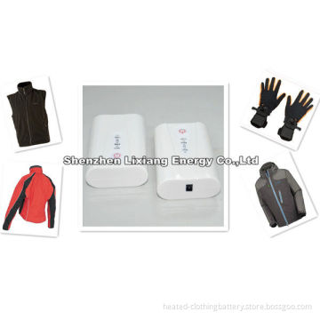 Lithium-ion Heated Jacket Battery 2200mah For Electric Heated Clothing